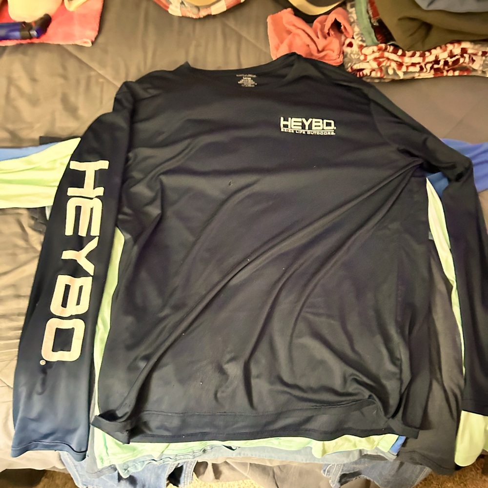 Long sleeve fishing shirt neon just don’t wear